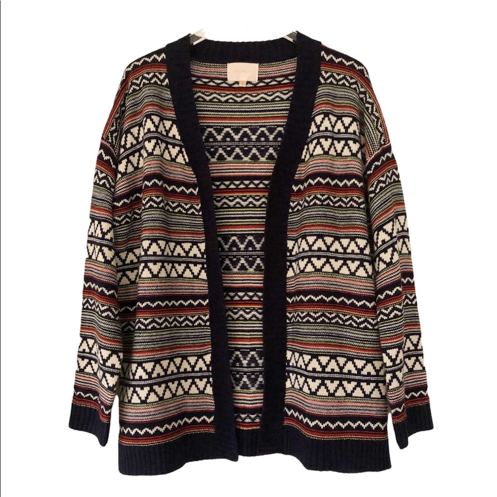 Skies Are Blue | Southwest Boho Open Front Cardigan Medium